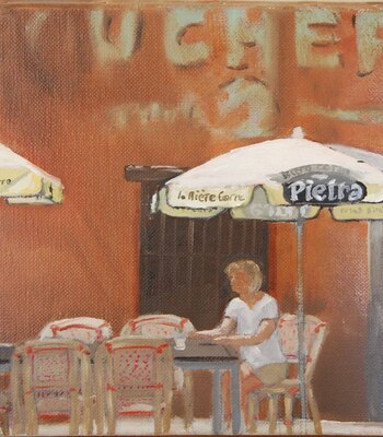 Les terrasses de caf&eacute;s